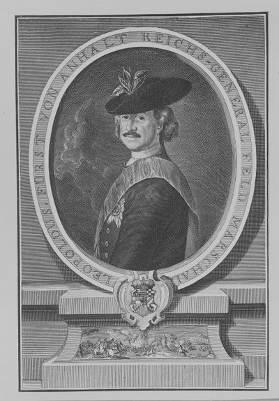 Leopold I., Prinz von Anhalt-Dessau von Antoine Pesne